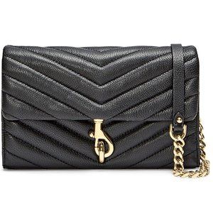 Rebecca Minkoff Edie Leather Chain Wallet